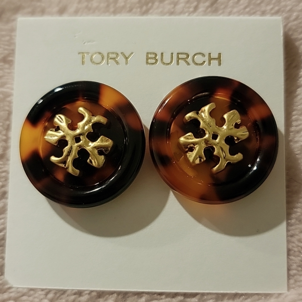Tory Burch Roxanne large stud earrings